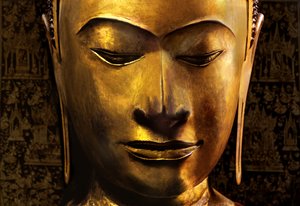 Hlava obrazu Buddhy