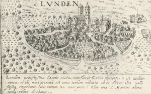 Město Lund, Švédsko (lept) od School Swedish