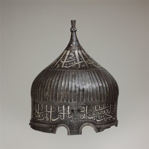 Turban Helmet, cca 1478–90 (ocel, železo, stříbro)