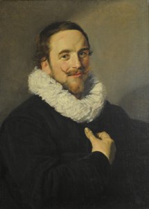 Portrét gentlemana od School of Frans Hals