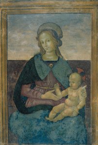 Panna s dítětem od School of Perugino