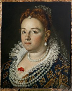 Bianca Cappello, toskánská velkovévodkyně od Scipione (1550-98) Pulzone