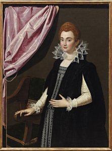 ""Portrét Marie de Medici (1575-1642)"" Malba Scipione Pulzone (1550-1598) - 1594 - Olej na plátně - Velikost 132,1x96,5 cm Soukromá sbírka od Scipione Pulzone
