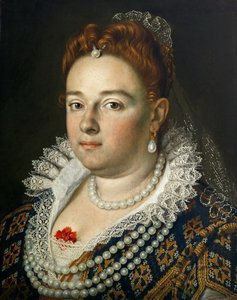 Portrét Bianca Cappello 1548-1587, velkovévodkyně z Toskánska, 1585-1586