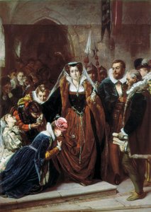 královna Marie 1. Stuartovna (1542-1587) chodí k lešení od Scipione Vannutelli