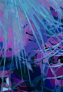Artichoke_abst_vert3a (digitální) od Scott J. Davis