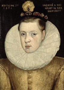 Portrét Jakuba VI. Skotského, později Jakuba I. Anglického (1566-1625) 1586