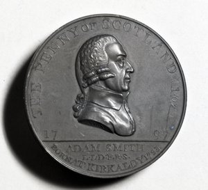 Scottish Penny připomínající Adama Smithe (avers), 1797 (měď) (reverzní viz XJF448270)