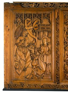 Zvěstování z Beatonských panelů, 1524-37 od Scottish School