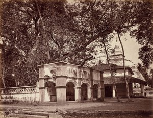Buddhistický chrám, Kalani, c. 1880.
