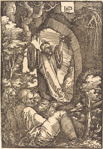 Kristus na hoře Olivetské od Sebald Beham