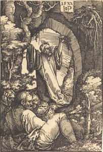 Kristus na hoře Olivetské od Sebald Beham