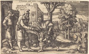 Odchod marnotratného syna od Sebald Beham