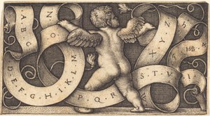 Genius s abecedou od Sebald Beham