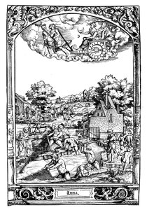 Luna, 1531 od Sebald Beham