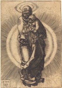 Madonna na půlměsíci od Sebald Beham