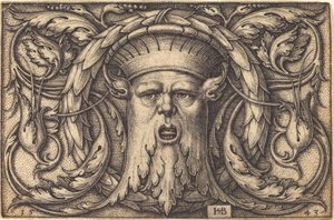 Ornament s maskou od Sebald Beham
