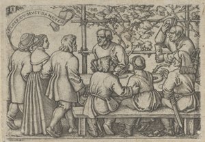 Selské hody, od Selské hody aneb Dvanáct měsíců, 1546-47. od Sebald Beham