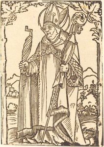 Svatý Erasmus jako biskup od Sebald Beham