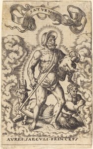 Saturn od Sebald Beham