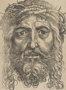 Hlava Krista korunovaná trním, ca. 1520. od Sebald Beham