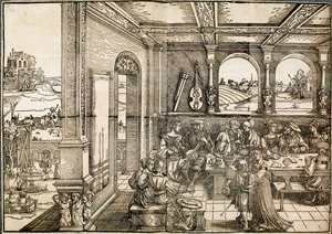 Marnotratný syn, 16. století od Sebald Beham