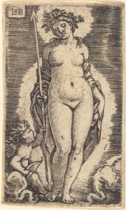 Venuše a Amor od Sebald Beham