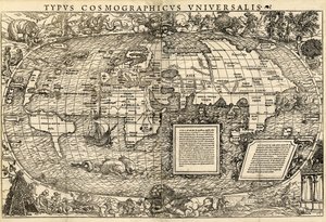 Typus Cosmographicus Universalis (Weltkarte), um 1532