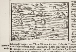 Cosmographia, detail Fol 516 od Sebastian Munster
