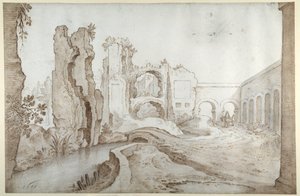 Ruiny Thermae Titus od Sebastian Vrancx