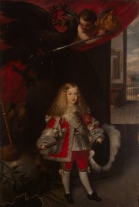 Portrét Karla II Španělska jako dítě, 1667-1670 od Sebastian de Herrera Barnuevo