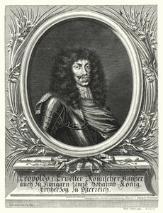 Leopold I., císař Svaté říše římské (rytina) od Sebastian van (after) Dryweghen
