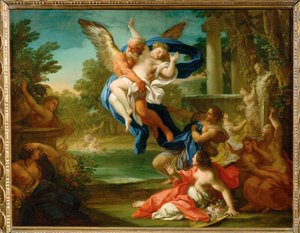 Boree enlevant Orythyie - Znásilnění Oreithie Boreasem... od Sebastiano Conca