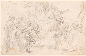 Biblická scéna [verso] od Sebastiano Ricci