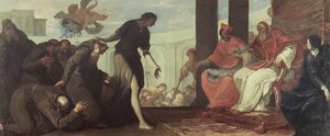 Pavel III. Schvalující Řád kapucínů od Sebastiano Ricci