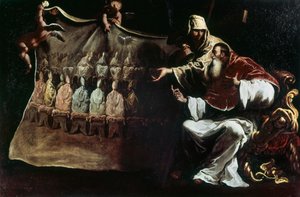 Papež Pavel III., inspirovaný Vírou, aby svolal Tridentský koncil od Sebastiano Ricci