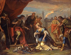 The Continence of Scipio, c.1708-1710 od Sebastiano Ricci