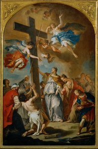 Nález svatého Kříže (malba na plátně) od Sebastiano Ricci