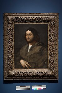 Portrait of a Man, c.1516-20 (olej na panelu, přeneseno z panelu) od Sebastiano del (c.1485 1547) Piombo