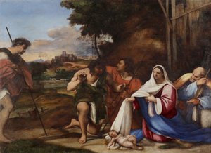 Klanění pastýřů, 1510 od Sebastiano del Piombo