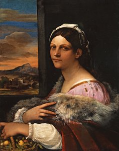 Portrét mladé Římanky od Sebastiano del Piombo