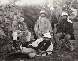 Skupina průzkumníků, Judea District, Palestina, 1867