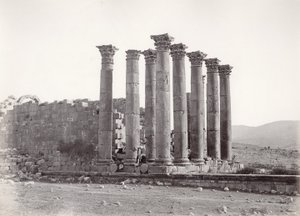 Artemidin chrám z jihovýchodu, Jerash, 1867