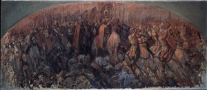 Bitva u Kulikova 8. září 1380. (Bitva u Kulikova 8. září od Sergei Alexeyevich Korovin