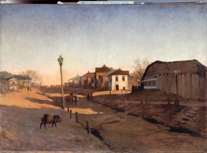 Den ven - obraz Sergeje Ivanoviče Svetoslavského (Svetoslavského) (1857-1931), olej na plátně - ruské umění od Sergei Ivanovich Svetoslavsky