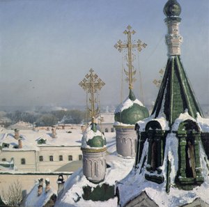 Pohled z okna Moskevské malířské školy, 1878 od Sergei Ivanovich Svetoslavsky