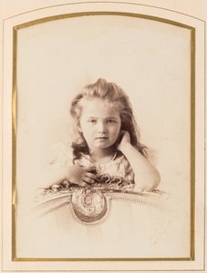Tatiana Nikolaievna de Russie (1897-1918) - velkovévodkyně Taťána Ruska, Levitsky, Sergei Lvovich (1819-1898). Foto albuminu