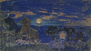 Scénický návrh k opeře Kaščej nesmrtelný N. Rimského-Korsakova, 1902