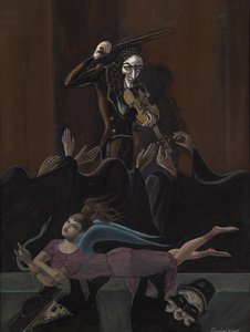 Paganini. Návrh pro balet Paganini od Sergeje Rachmaninova