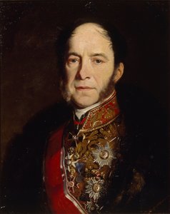 Portrét generálního admirála Kondrati Kondratievich Stoffregen 1817-1873, 1867